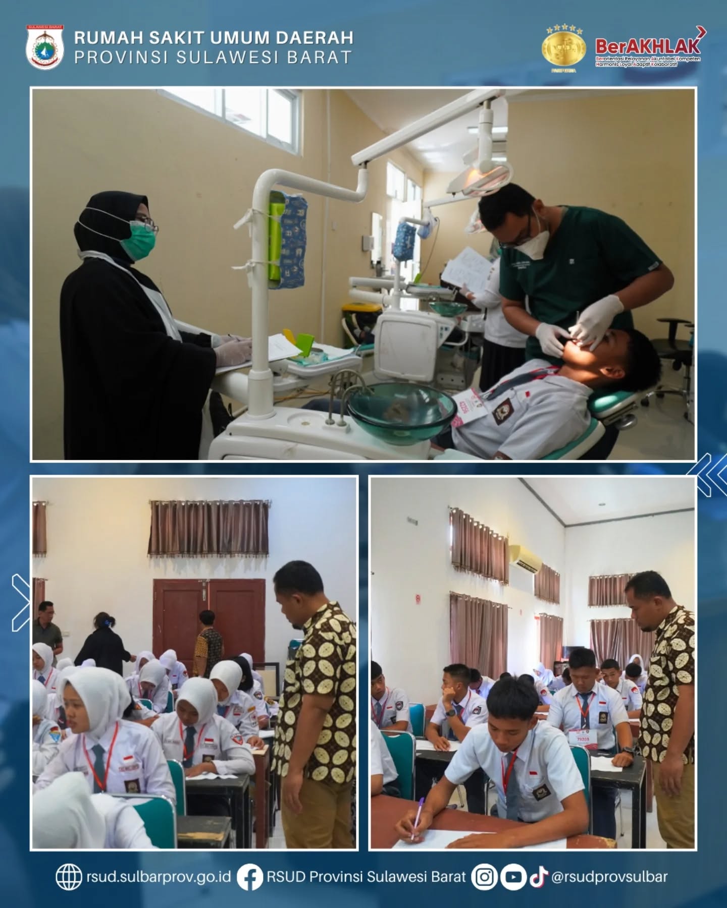 RSUD Sulbar Fasilitasi Pemeriksaan Kesehatan Calon Paskibraka Tahun 2025
