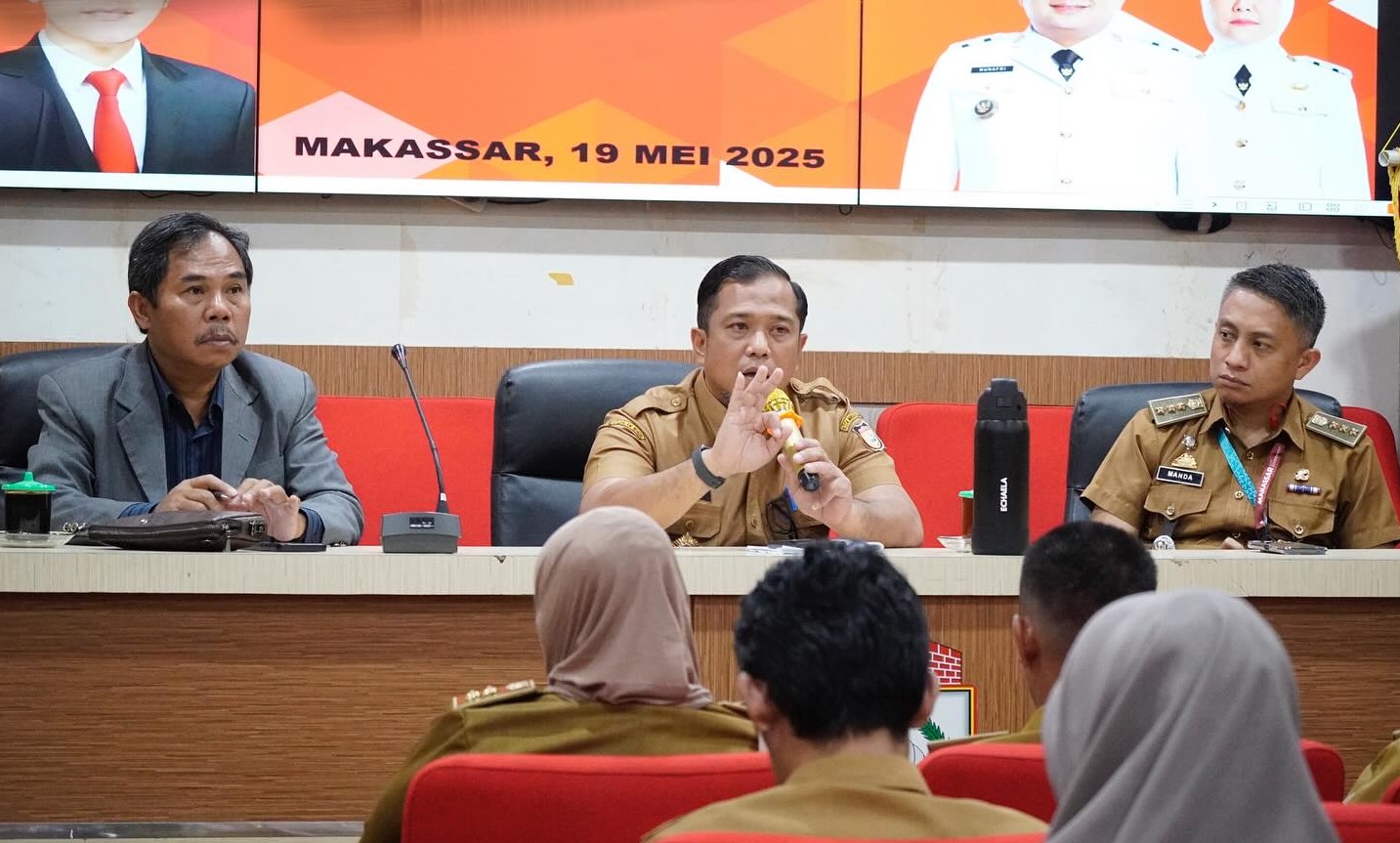 Camat Ujung Tanah Dampingi Kadis Koperasi pada Sosialisasi Percepatan Pembentukan Kopkel Merah Putih