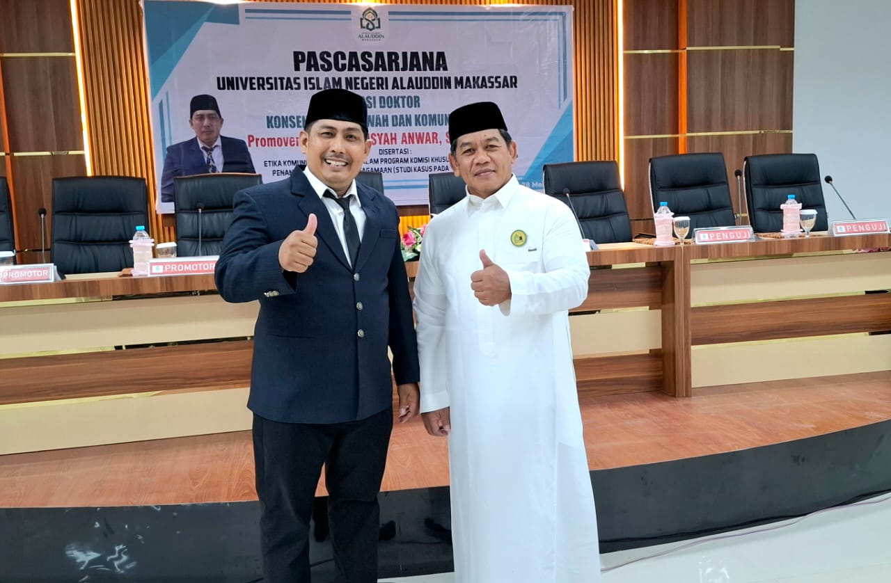 Muassis Majelis Syuhada Parepare Hadiri Promosi Doktor Promovendus Alfiansyah Anwar, Selamat Atas Raihan Predikat Cumlaude