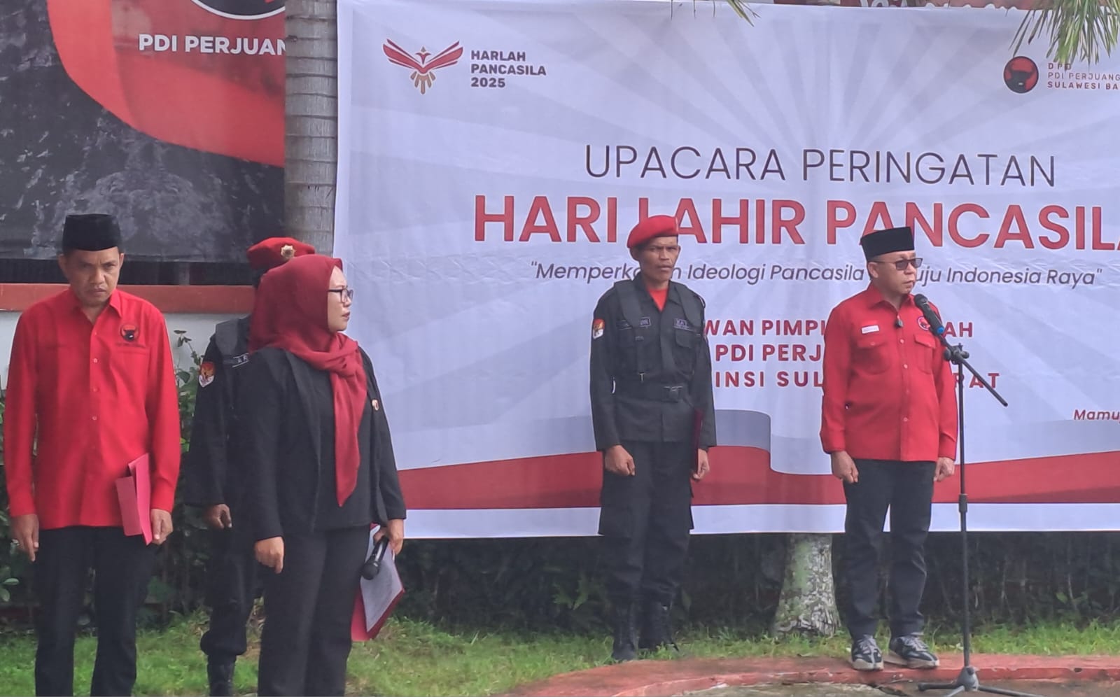 Hari Lahir Pancasila, Agus Ambo Djiwa Minta Kader PDIP Sulbar Jadikan Dasar Dalam Bersikap dan Bertindak
