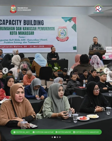 Capacity Building di Malino, Kadis Perkim Makassar Harap Ilmu dan Pengalaman Menjadi Bekal dalam Menjalankan Tugas
