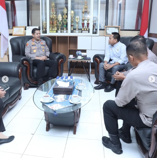 Ketua Komisi B Ismail Temui Kapolrestabes Makassar, Bahas Strategis Kemajuan Dunia Olahraga