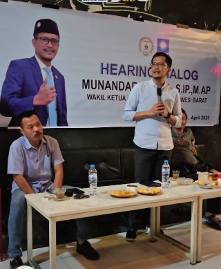 Munandar Wijaya Gelar Hearing Dialog, Bahas Berbagai Isu Hangat di Sulbar