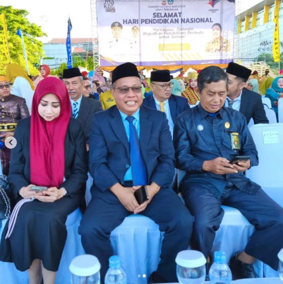 Sekretaris DPRD Makassar Ikuti Upacara Hardiknas 2025di Lapangan Karebosi