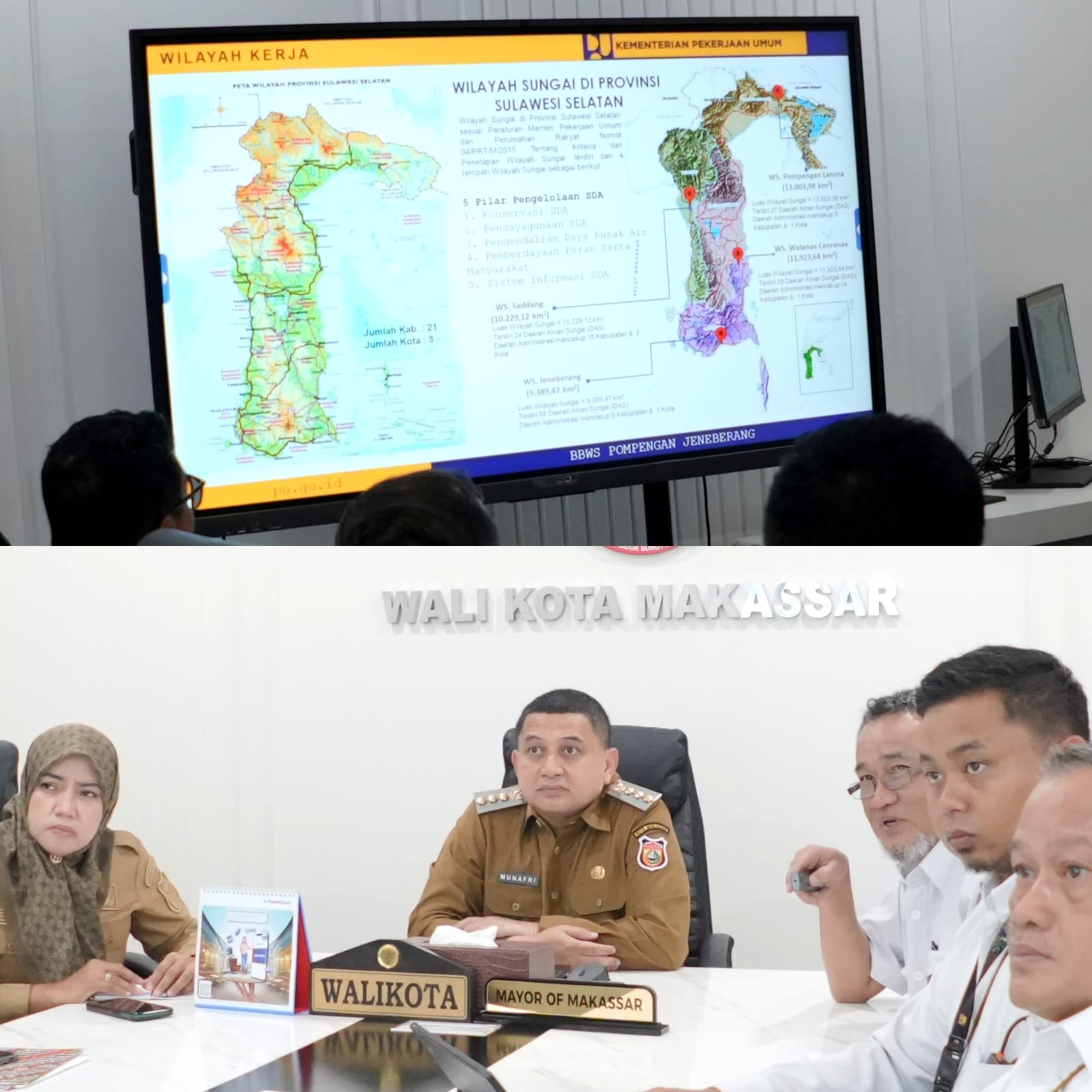 Cari Solusi Jangka Panjang Atasi Banjir, Pemkot Makassar Bersama BBWS Siapkan Kolam Retensi dan Mulai Penataan Kanal