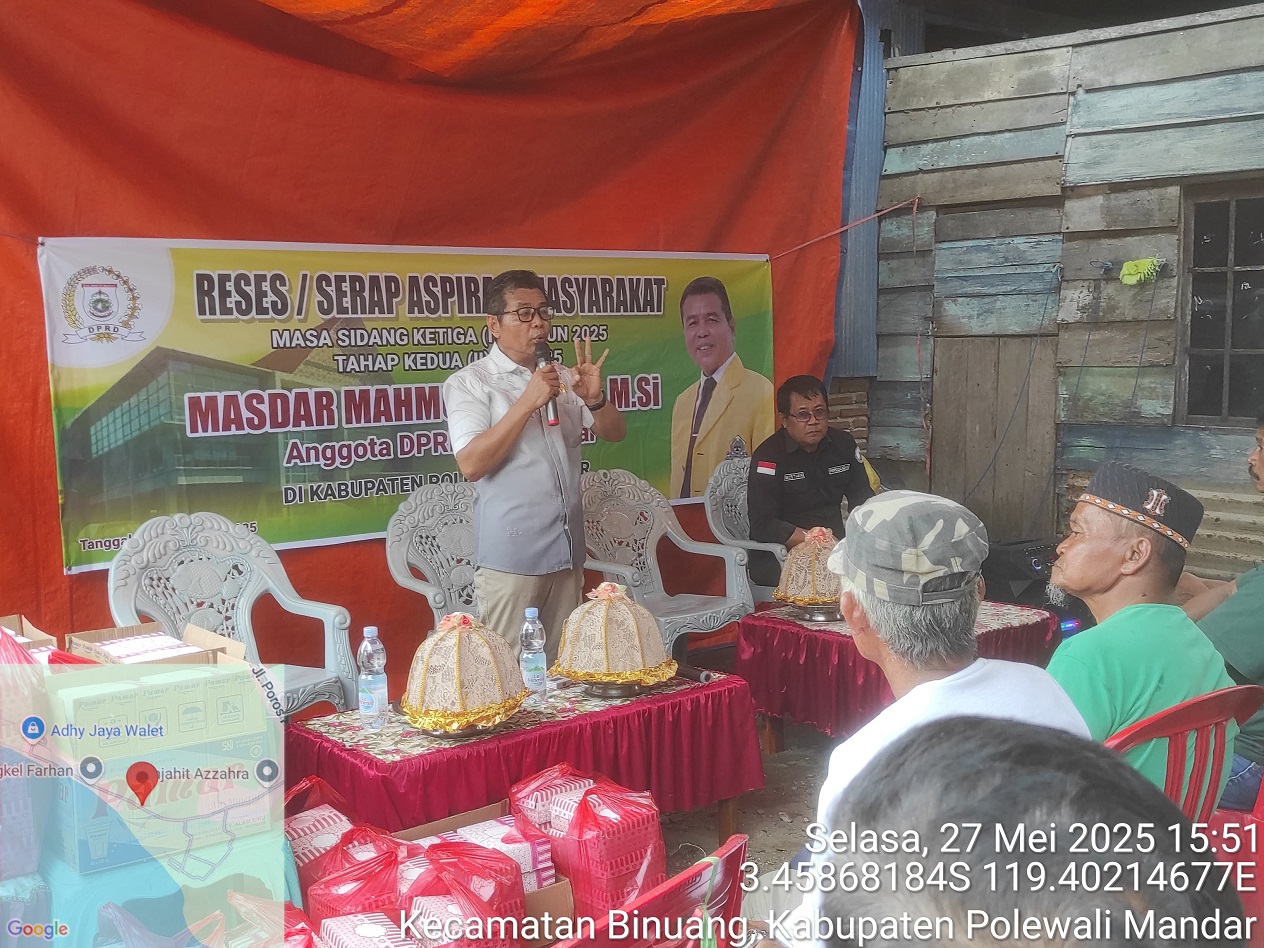 Reses Pada Empat Lokasi di Polman, Anggota DPRD Sulbar Fraksi Golkar Banjir Aspirasi Masyarakat 