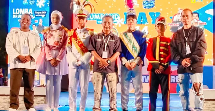 Memukau, SMPN 9 Parepare Juara 1 Lomba Drumband SMP se-Ajatappareng