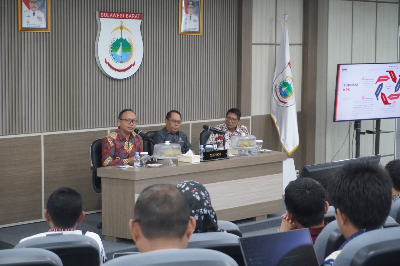 Fokus Tingkatkan Capaian MCSP dan SPI 2025, Pemprov Sulbar Bersinergi KPK