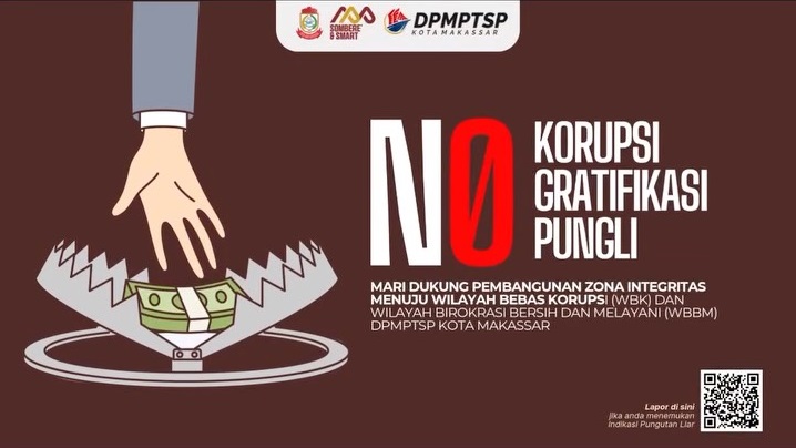 DPMPTSP Makassar Hadirkan Layanan Bersih, Tanpa Gratifikasi