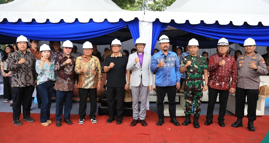 Kepala DPMPTSP Makassar Wakili Wali Kota pada Peletakan Batu Pertama PT Panca Jaya Setia 