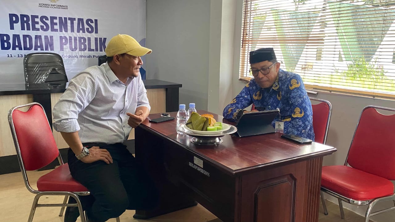 Perkuat Layanan Informasi Publik, Bapperida Sulbar Jalin Kolaborasi dengan Komis Informasi
