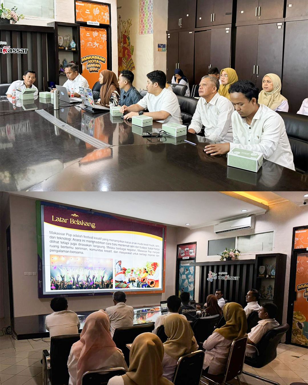 Dispar Makassar Terima Audiensi IMAGI, Bahas Rencana Pelaksanaan Festival Kreatif