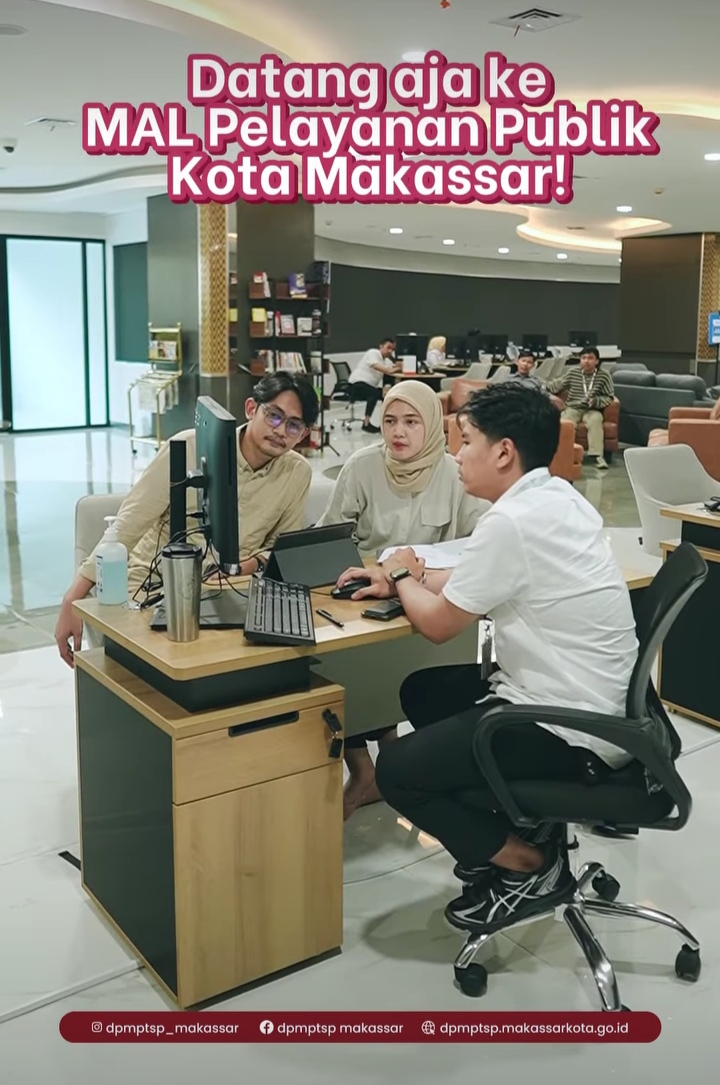 DPMPTSP Makassar Sebut Urus NIB Kini Lebih Mudah di MPP