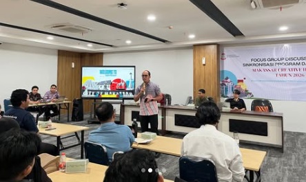 FGD Sinkronisasi Program dan Kegiatan MCH, Kadispar Makassar Sebut Banyak Peluang Ekonomi Kreatif yang Bisa Dimanfaatkan