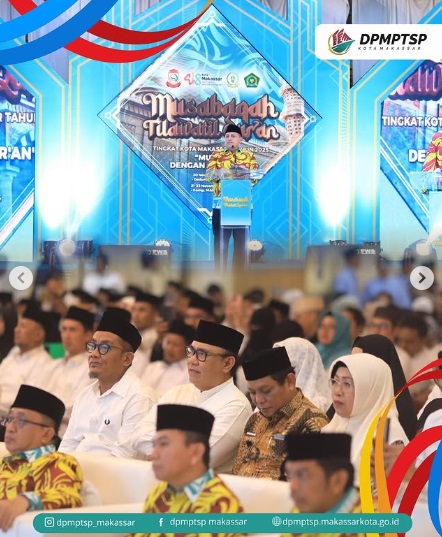Kepala DPMPTSP Hadiri Pembukaan MTQ Kota Makassar 2025, Dukung Penguatan Nilai Spiritual 
