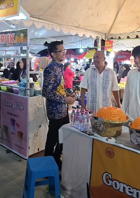 Munandar Wijaya Kunjungi Gema Expo UMKM Sulbar di Anjungan Pantai Manakarra