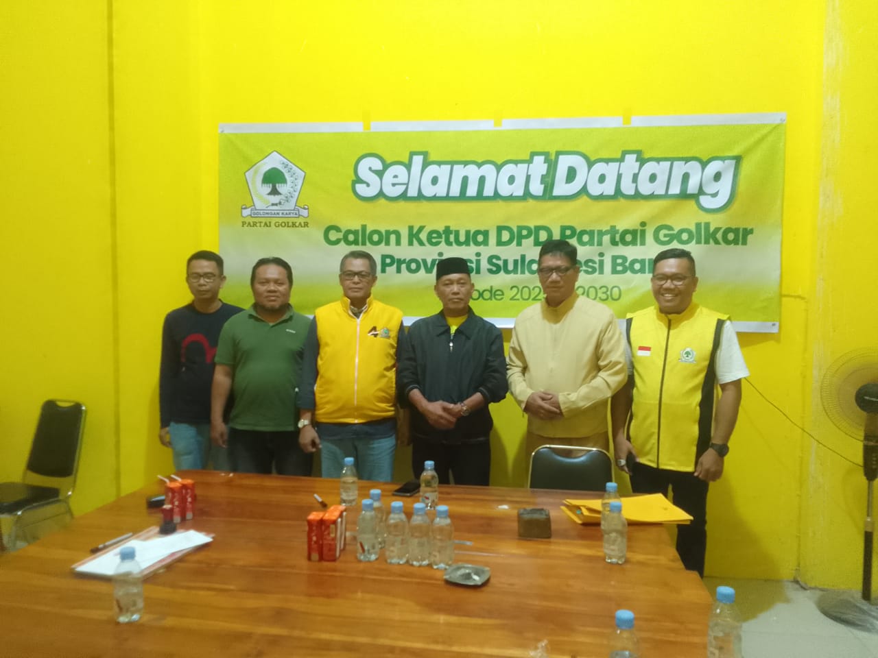 SC Musda IV Golkar Sulbar Terima Perwakilan Samsul Mahmud Ambil Formulir Pendaftaran di Hari Pertama 