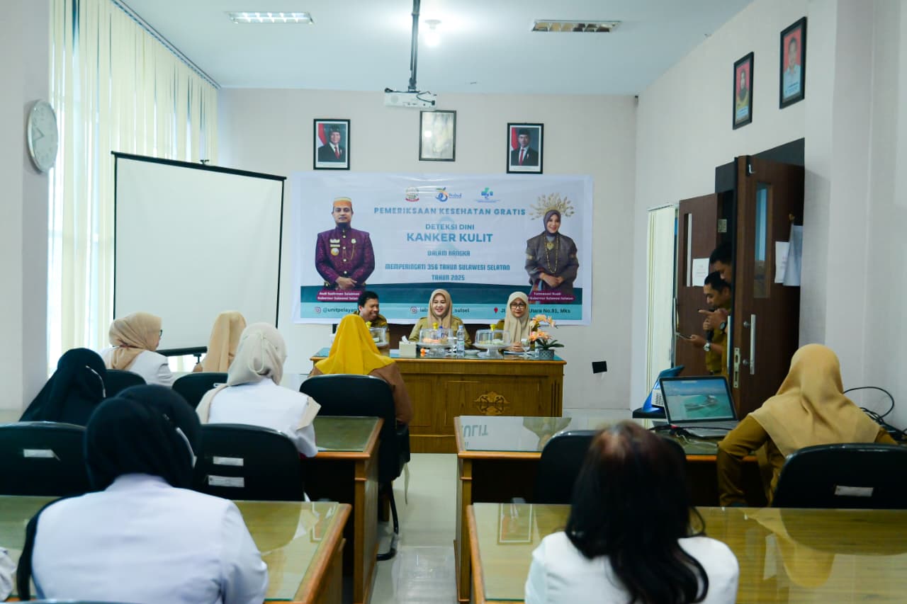 Pemeriksaan Gratis Kanker Kulit, Wagub Sulsel Sebut Kesehatan Adalah Investasi Jangka Panjang