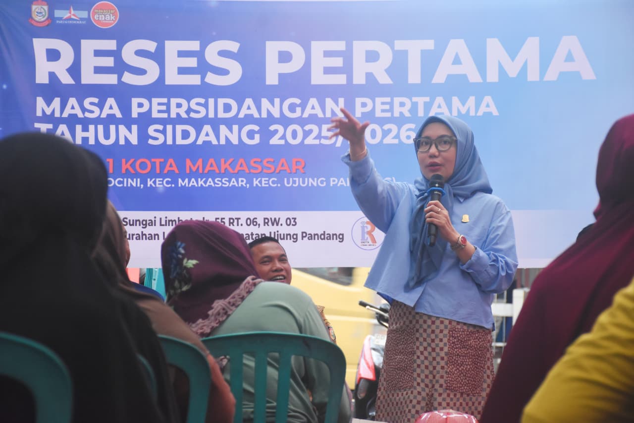 Reses di Sungai Saddang Baru, Anggota Dewan Rezki Terima Keluhan Warga Soal Drainase dan Lampu Jalan