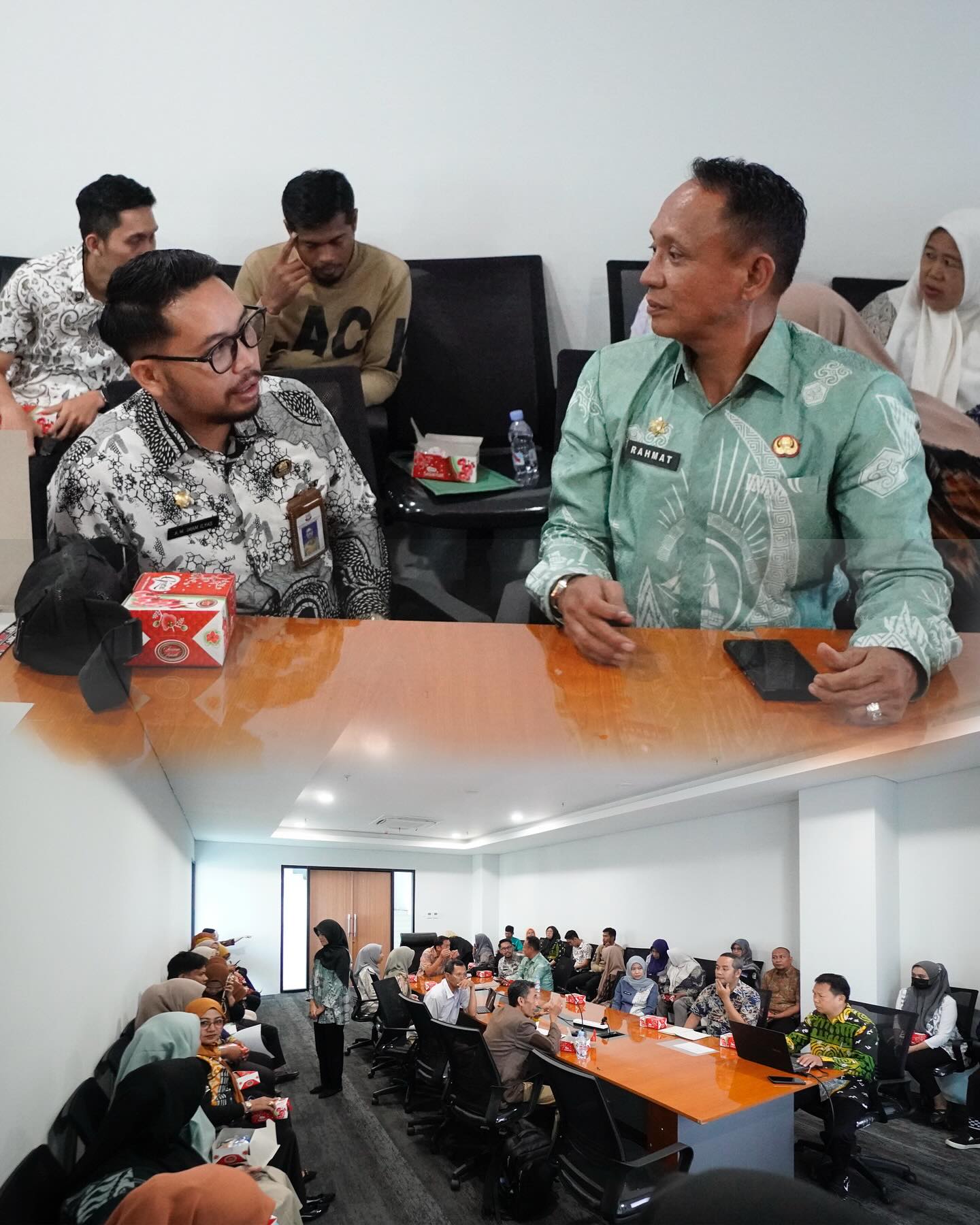 Sekcam Ujung Tanah Hadiri Rakor Uji Konsekuensi Informasi Dikecualikan Pemkot Makassar