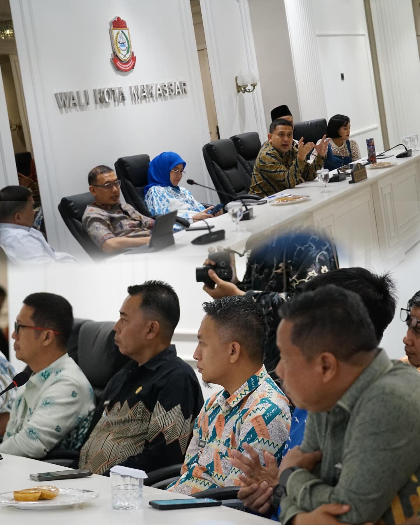 Camat Ujung Tanah Bersama Seluruh Camat se-Makassar Menghadiri Rakor Pembahasan Urban Farming