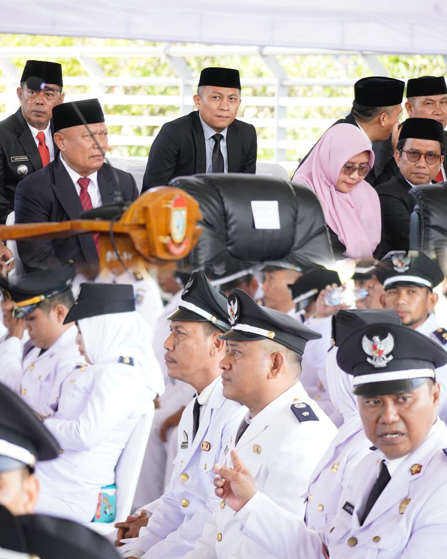 Camat Ujung Tanah Hadiri Pelantikan Lurah dan Pejabat Eselon IV di Lapangan Karebosi