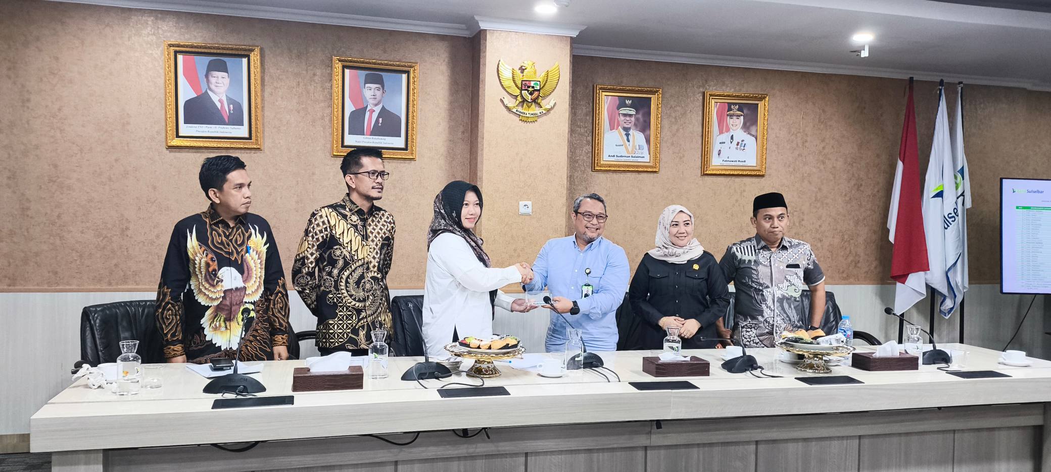 Munandar Wijaya Kunker di Kantor Pusat Bank Sulselbar, Terkait Ranperda Penyertaan Modal Daerah