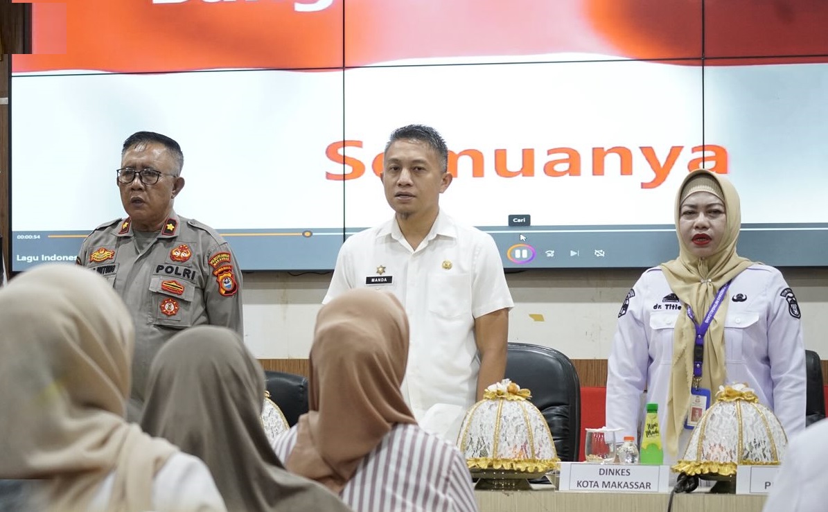 Buka Pertemuan Lintas Sektor, Camat Ujung Tanah Sebut Monitoring dan Evaluasi para Pemangku Kepentingan