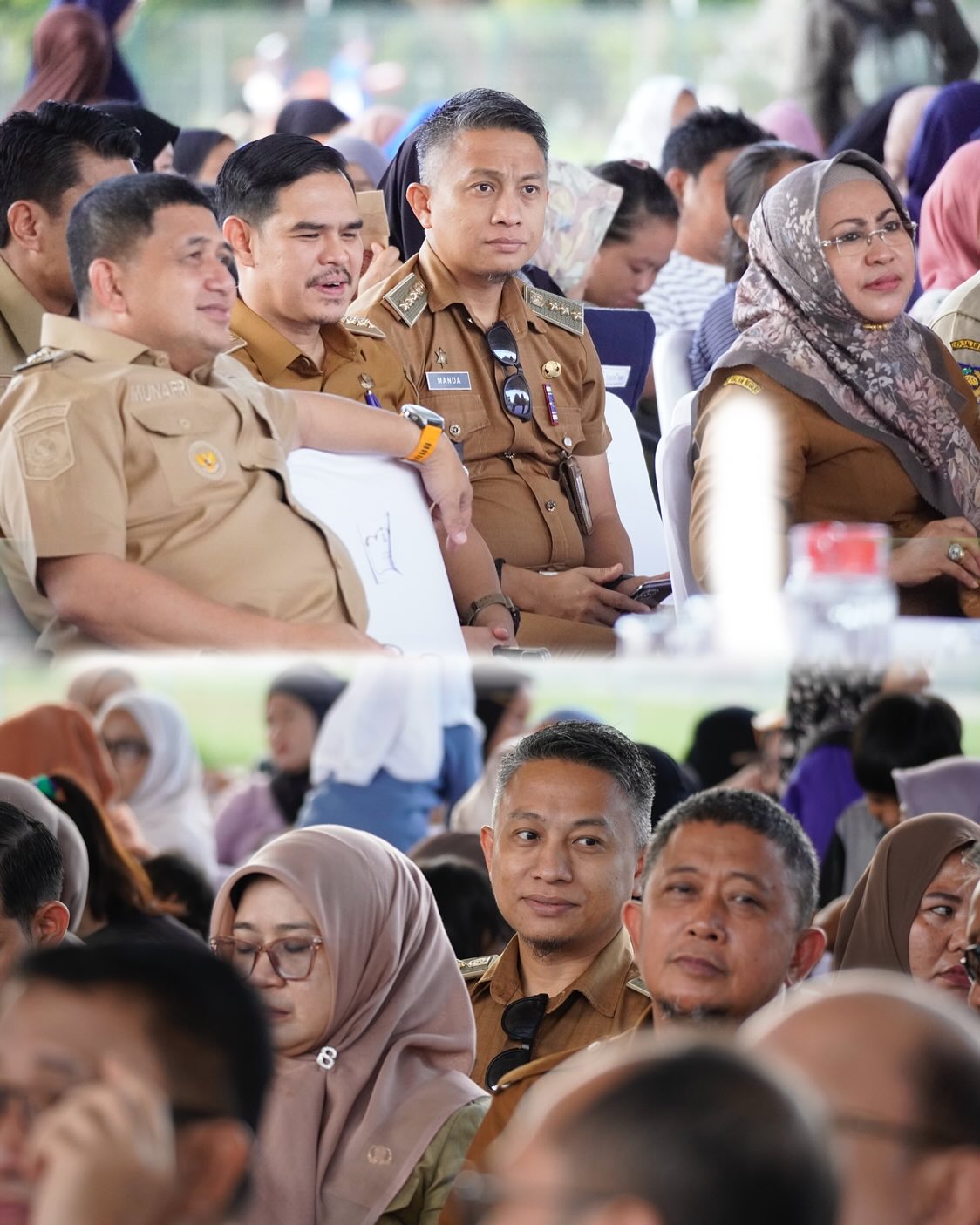 Camat Ujung Tanah Hadiri Kegiatan Gerakan Gemar Makan Telur di Karebosi, Dalam Rangka HUT Sulsel ke-356
