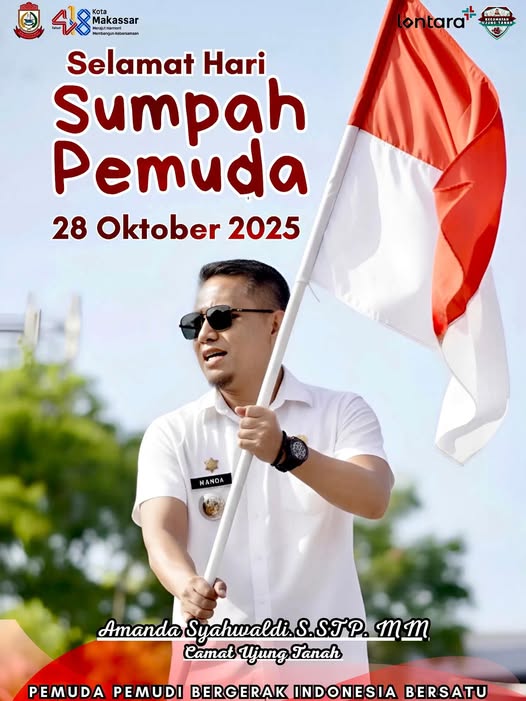 Pemerintah Kecamatan Ujung Tanah Mengucapkan Selamat Hari Sumpah Pemuda