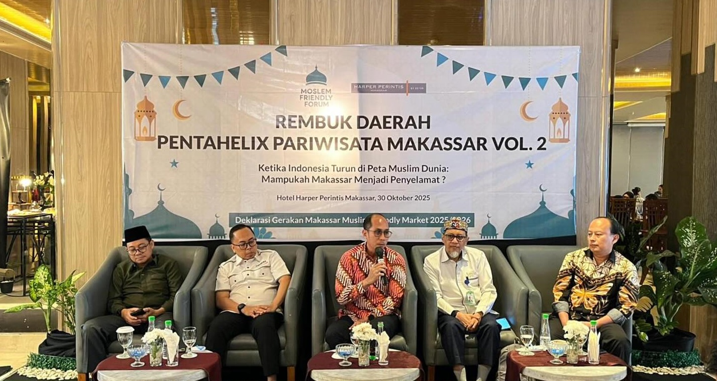 Rembuk Daerah Pentahelix Pariwisata Makassar, Dispar Dorong Penerapan Konsep Muslim Friendly Tourism