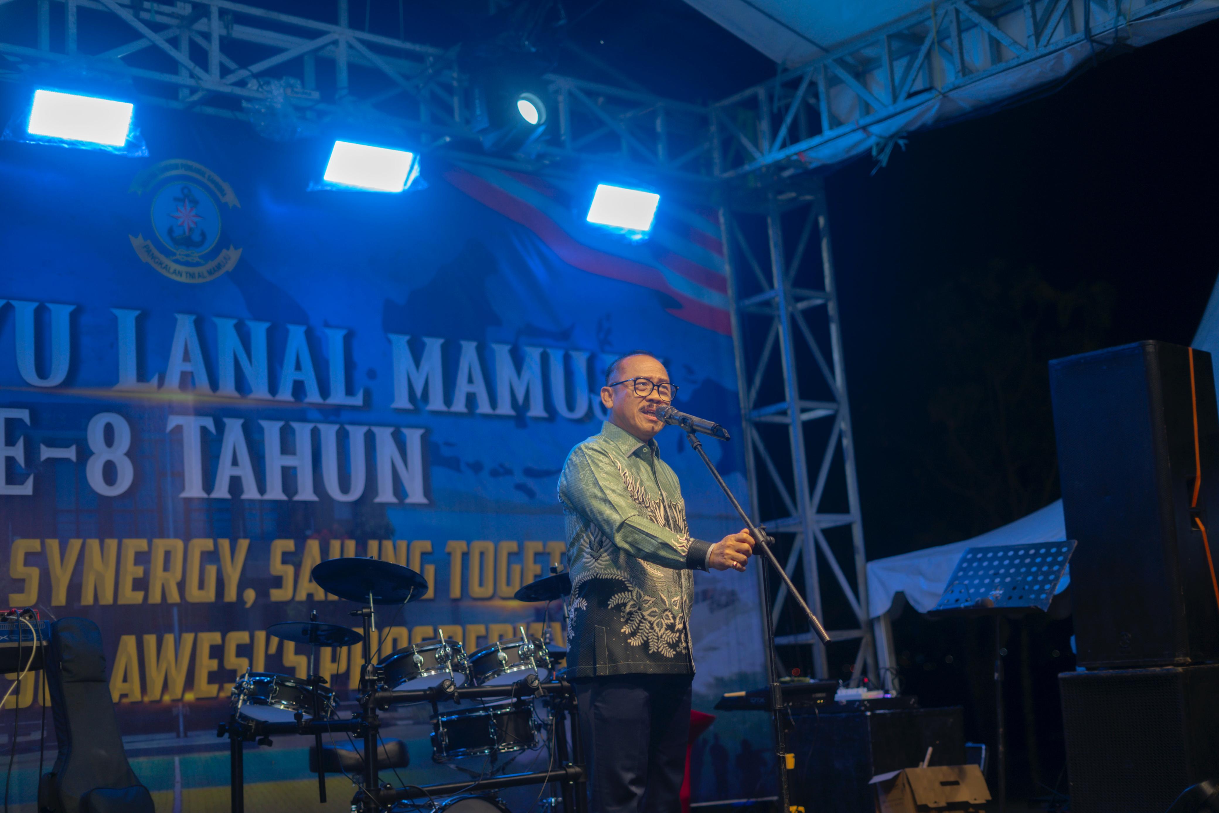 HUT ke-8 Lanal Mamuju, Gubernur Sulbar Sebut TNI AL adalah Jangkar Persatuan Indonesia