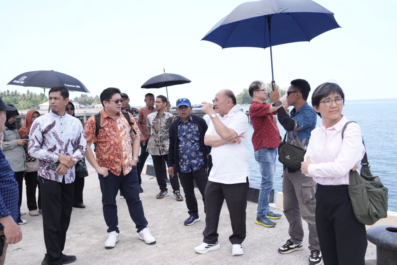 Wagub Salim S Mengga Tinjau Pelabuhan Palipi, Siap Jadi Pusat Distribusi Kelapa Dalam