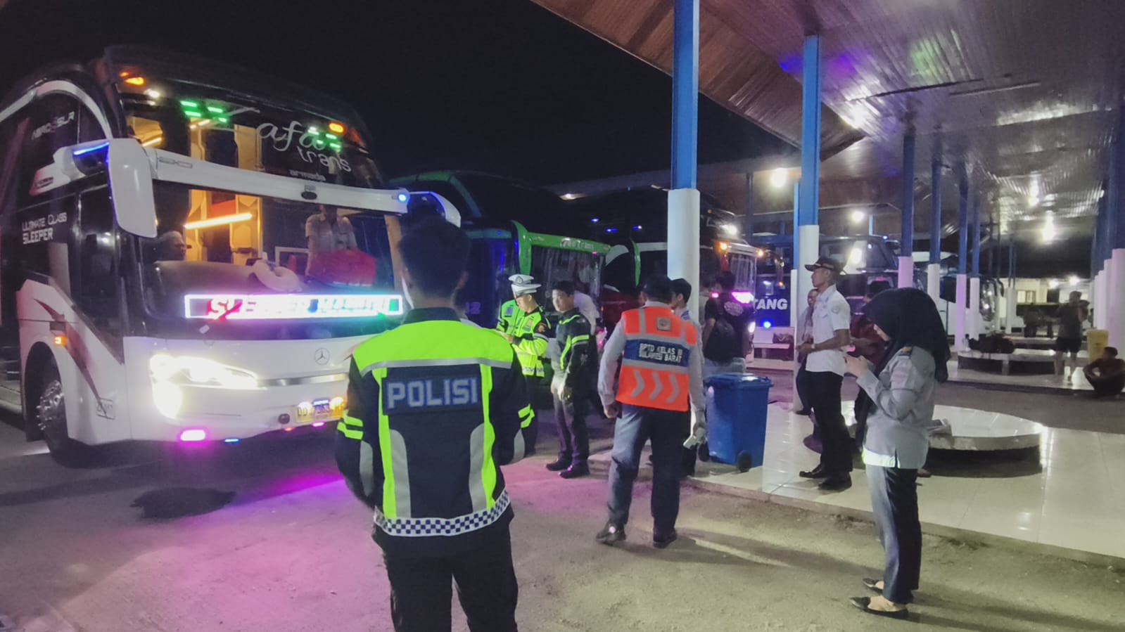 Dishub Sulbar dan Ditlantas Polda Gelar Ramp Check di Terminal Simbuang, Demi Tingkatkan Keselamatan Transportasi Umum