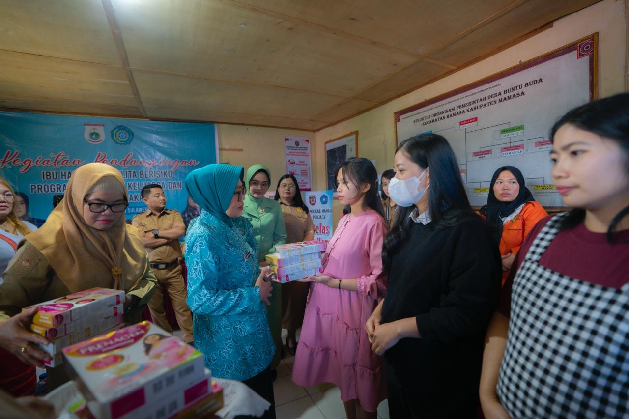 Lokus Program Pasti Padu, TP PKK dan Dinkes Sulbar Intervensi Gizi Ibu Hamil melalui Pemberian Susu Bumil
