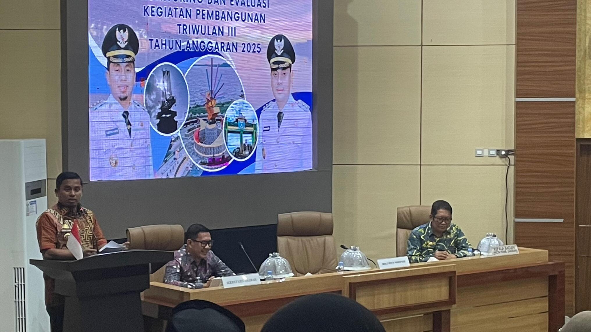 Monev Triwulan III Pembangunan Parepare, Capaian Kinerja Fisik 72,02% dan Realisasi Belanja 56,39%