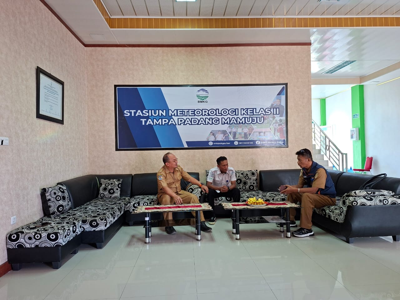 BPBD Sulbar Bersama BMKG Mamuju Perkuat Koordinasi Penguatan Data dan Informasi Kebencanaan