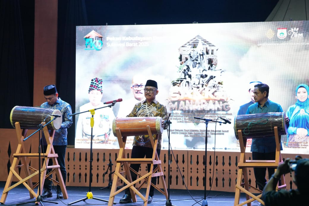 Gubernur Buka Pekan Budaya Daerah 2025, Hadirkan Display Sakka Manarang hingga Kuliner Tradisional Mandar
