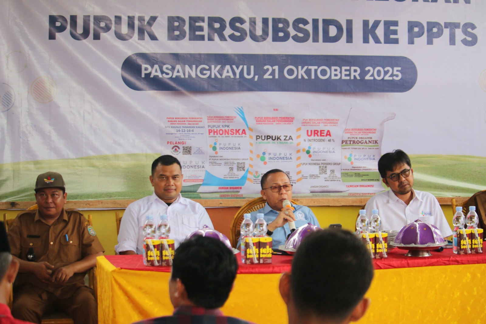 Agus Ambo Djiwa Hadiri Sosialisasi Penyaluran Pupuk Bersubsidi di Pasangkayu, Tekankan Harus Tepat Sasaran ke Petani yang Membutuhkan