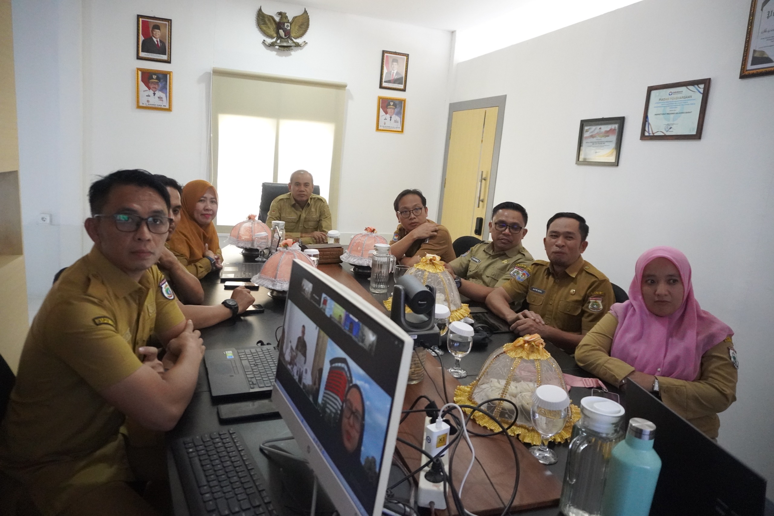 Ikuti Rakor Bersama KPK, Tim Perluasan Percontohan Desa Antikorupsi Sulbar Siap Dukung Pelaksanaan Monitoring dan Uji Petik