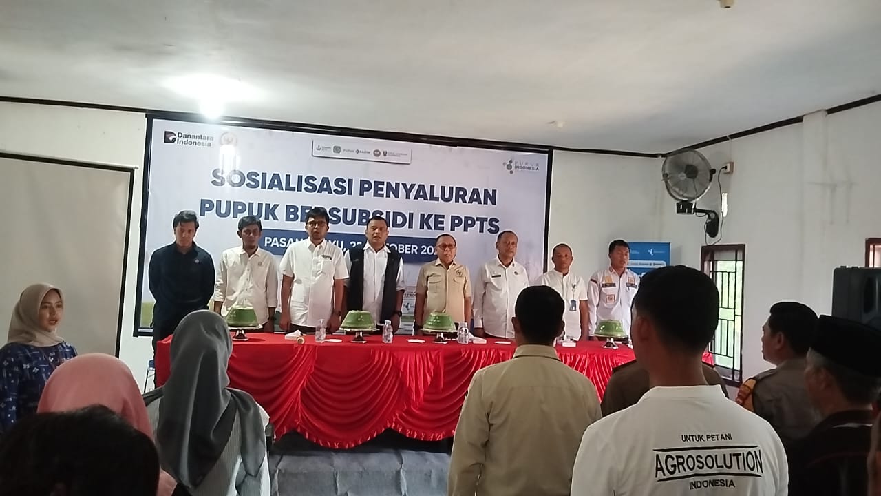Sosialisasi Penyaluran Pupuk Bersubsidi di Kecamatan Pasangkayu, Agus Ambo Djiwa Harap Subsidi Rp46,8 Triliun Dirasakan Petani Kecil