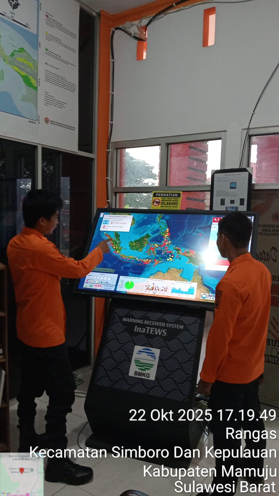 Kesiapsiagaan Hadapi Potensi Bencana, Pusdalops BPBD Sulbar Terus Pantau Kondisi Hidrometeorologi dan Cek Alat EWS