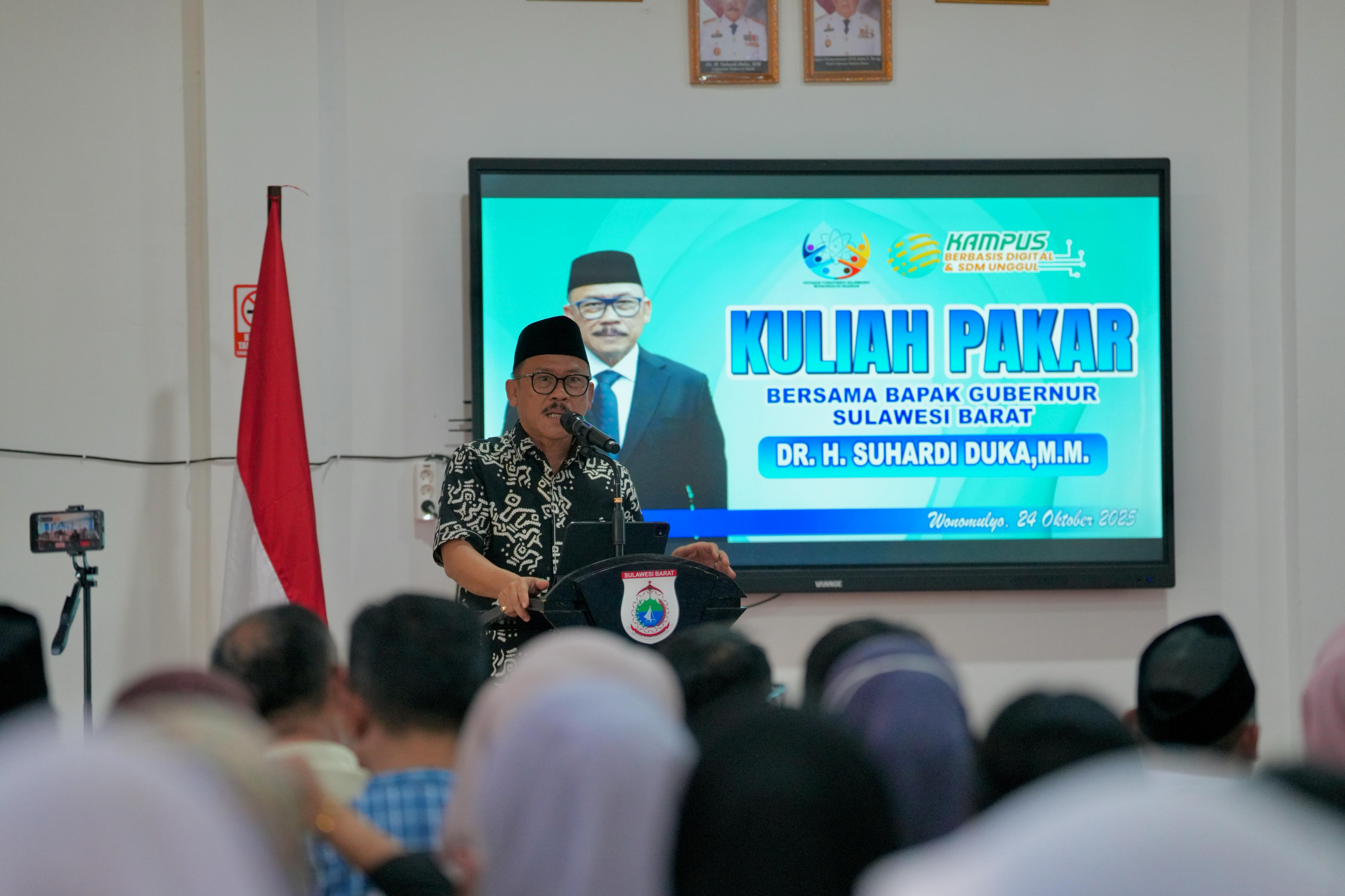 Gubernur Sulbar Suhardi Duka Dorong Kolaborasi Pemerintah dan Swasta dalam Pendidikan