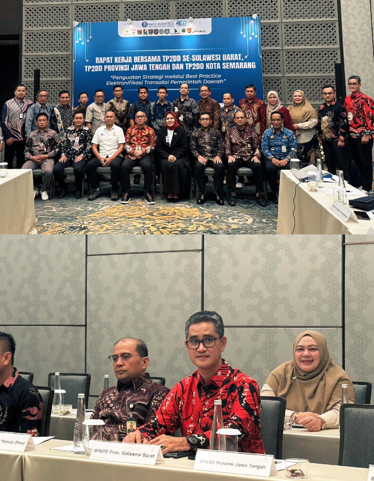 Kolaborasi TP2DD se-Sulbar Serap Best Practice Digitalisasi Keuangan Daerah di Semarang