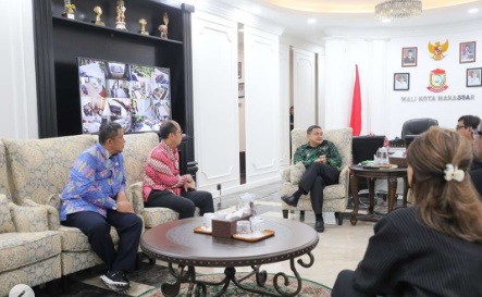 Kadispar Makassar Dampingi Wali Kota Terima Audiensi Tim Penyelenggara Rock In Celebes
