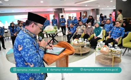 Launching Bank Sampah Unit DPMPTSP Makassar, Dihadiri Ketua Dewan Lingkungan