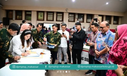 DPMPTSP Perkuat Sinergi Perizinan dan Penyerahan PSU di Makassar  