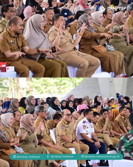 Kepala DPMPTSP Makassar Hadiri Gerakan Gemar Makan Telur Serentak se-Sulsel