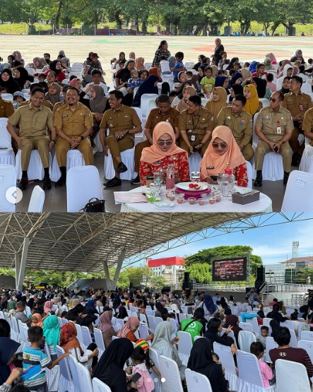 Kadispar Makassar Hadiri Gerakan Gemar Makan Telur Serentak di 24 Kabupaten/Kota se-Sulsel