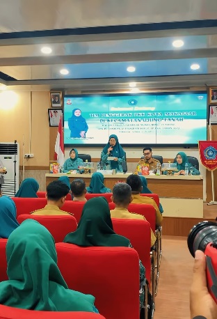 Sekcam dan PKK Ujung Tanah Sambut Ketua TP PKK Makassar, Dalam Rangka SMEP 10 Program Kerja